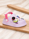 Space Applique Anti-Slip Clogs - Pink