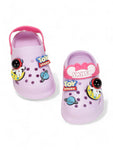 Space Applique Anti-Slip Clogs - Pink