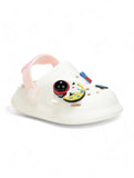 Space Applique Anti-Slip Clogs - Cream