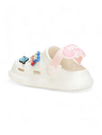 Space Applique Anti-Slip Clogs - Cream