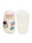 Space Applique Anti-Slip Clogs - Cream