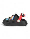 Space Applique Anti-Slip Clogs - Black