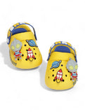 Space Applique Anti-Slip Led Clogs - Yellow