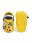 Space Applique Anti-Slip Led Clogs - Yellow