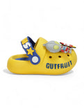 Space Applique Anti-Slip Led Clogs - Yellow