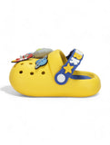 Space Applique Anti-Slip Led Clogs - Yellow