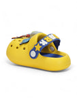 Space Applique Anti-Slip Led Clogs - Yellow