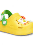 Duck Applique Anti-Slip Clogs - Yellow