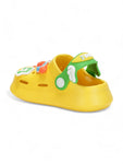 Duck Applique Anti-Slip Clogs - Yellow