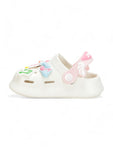 Duck Applique Anti-Slip Clogs - Cream