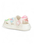 Duck Applique Anti-Slip Clogs - Cream
