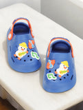 Duck Applique Anti-Slip Clogs - Navy Blue