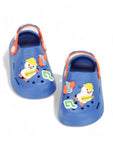 Duck Applique Anti-Slip Clogs - Navy Blue