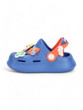 Duck Applique Anti-Slip Clogs - Navy Blue