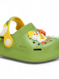 Duck Applique Anti-Slip Clogs - Green