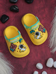 Astronaut Applique Anti-Slip Clogs - Yellow