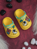 Astronaut Applique Anti-Slip Clogs - Yellow