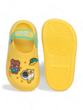 Astronaut Applique Anti-Slip Clogs - Yellow