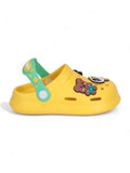 Astronaut Applique Anti-Slip Clogs - Yellow