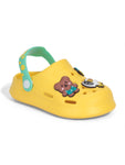 Astronaut Applique Anti-Slip Clogs - Yellow