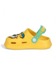 Astronaut Applique Anti-Slip Clogs - Yellow