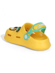 Astronaut Applique Anti-Slip Clogs - Yellow