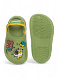 Astronaut Applique Anti-Slip Clogs - Green