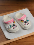 Astronaut Applique Anti-Slip Clogs - Cream