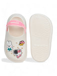 Astronaut Applique Anti-Slip Clogs - Cream