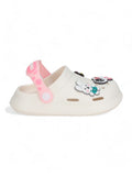 Astronaut Applique Anti-Slip Clogs - Cream