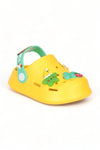 Bear Applique Anti-Slip Clogs - Yellow