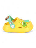 Bear Applique Anti-Slip Clogs - Yellow