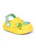 Bear Applique Anti-Slip Clogs - Yellow