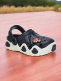 Mushroom Applique Anti-Slip Clogs - Navy Blue