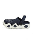 Smily Applique Anti-Slip Clogs - Navy Blue