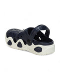 Smily Applique Anti-Slip Clogs - Navy Blue