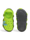 Dinosaur Applique Anti-Slip Clogs - Green