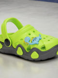 Dinosaur Applique Anti-Slip Clogs - Green