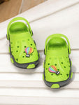 Hot Air Balloon Applique Anti-Slip Clogs - Green