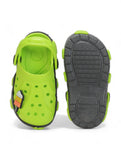 Ice Green Applique Anti-Slip Clogs - Green