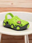 Mushroom Applique Anti-Slip Clogs - Green