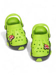 Mushroom Applique Anti-Slip Clogs - Green