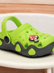 Mushroom Applique Anti-Slip Clogs - Green