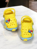 Balloon Applique Anti-Slip Clogs - Yellow