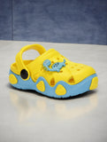 Dinosaur Applique Anti-Slip Clogs - Yellow