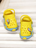 Hot Air Balloon Applique Anti-Slip Clogs - Yellow