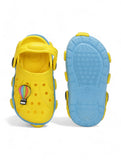 Hot Air Balloon Applique Anti-Slip Clogs - Yellow