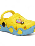 Hot Air Balloon Applique Anti-Slip Clogs - Yellow