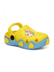 Unicorn Applique Anti-Slip Clogs - Yellow