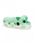Dinosaur Applique Anti-Slip Clogs - Green
